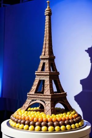 World Pastry Cup,
Beautiful Paris Tower sculpture made of candy and chocolate