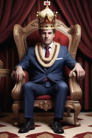 Politician becoming king

