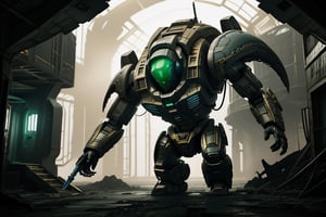 Best quality, Top Quality, Ultra High Resolution, 8k, Masterpiece UHD,  captivating sci-fi illustration featuring a space marine clad in futuristic armor, taking precise aim and firing his weapon at a colossal, horrifying xenomorph alien. The alien, with its grotesque features and menacing, pointy limbs, is seen lunging towards the marine, while ominous green acid drips from its chest after being blasted by the soldier's weapon. The background reveals a dimly lit, cavernous environment with metallic walls, suggesting they are in a derelict spacecraft or alien planet. The intense atmosphere is a blend of eerie darkness and glowing light neon sources, creating a tense and haunting ambiance., dark fantasy realhands,Haka,wrench_elven_arch,realistic,LODBG,Golden Warrior Mecha
