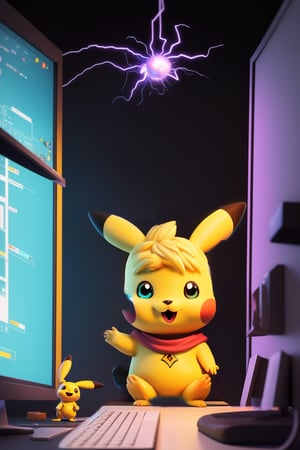 (((masterpiece))), (((best quality))), ((ultra-detailed)), 3D image octane Rendered of 1 Pikachu_Pokemon, pokemon_\(creature\),full_body, facing viewer, looking at viewer,thunder, explosion, fangs, swirling Lightning, setup of the enginner sw, 

Share your digital self with your friends!

Head over to your account

Discover
Studio
Creations
Studio Creations
This exhibit holds all of your Studio images.

Back to Creations


7034ffcb-bee2-4c3b-a5c6-09377667b4c2.png

2012f1ab-da01-4396-9e23-23e05d6ddc39.png

162c388a-ad49-4096-9561-23d1c905ee27.png

4c32f827-6692-4e22-8761-41dcbb50455b.png

a6c457c0-35fd-43e9-949d-2db295675571.png

0082fb7d-98c7-46f0-a805-fdea927aa310.png

8330604a-556b-4d20-86f4-ece55a8c3d0f.png

e70f2629-8bfe-4e1a-ab0f-07d603700538.png

9741279c-6864-49c8-913c-2b5995c099b7.png

31e8ae76-4286-431c-913a-2486ab389563.png

7411ee39-ada0-4852-b9a2-722b561a4b16.png

7d74d515-0195-44eb-b3da-145f69874219.png

bf6dc318-8c9e-4b19-9070-a3571f28f7b1.png

16fbc449-c4c7-48a9-b2af-599c12b1f27b.png

b1db3885-35f3-409b-b6c7-263b62c22cd8.png

d6b5ac80-16c1-465a-bb67-74c45eb15913.png
#EnterTheVanaverse
Your Studio creations | Vana
image 1
image 2
image 3
image 4


In a bustling design and animation studio, filled with neon lights and high-tech gaming setups, @Me sits at the helm. This bearded man, a master of geek culture, is hard at work creating dreams. His fingers dance across the keyboard, coding the future, while his eyes, sharp and focused, monitor the progress of his latest project. The room is a riot of color, reflecting the vibrant creativity that flows from him. He is a web developer, a marketing boss, a crypto master. His workspace is a testament to his skills, filled with exclusive 3D renders and high-quality graphics. This is a man who creates worlds, a dream maker, a creative crack. Suddenly, a powder explosion of ideas bursts from his mind, filling the room with a brutal tech art concept. This is the future of art, a cyberpunk vision that is both futuristic and impactful. This is the best art in the world and universe, brought to life , the master of vibrant, neon colors.,Pikachu_Pokemon,3dcharacter,pikachu