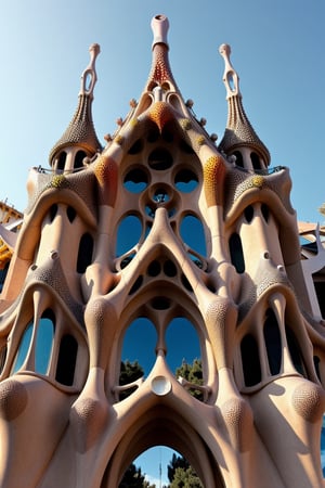 Gaudí's architecture is full of unique artistic style and amazing creativity, integrating genius engineering technology and a deep understanding of nature.
