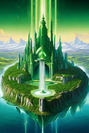 ((the Emerald City from The Neverending Story)),