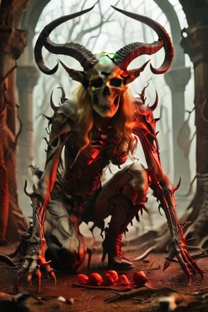 a female demon from your nightmares,femalebonedemon