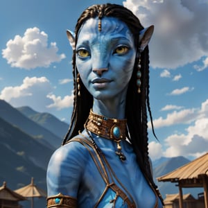 female Skin Blue sky square nose Omaticaya Avatar