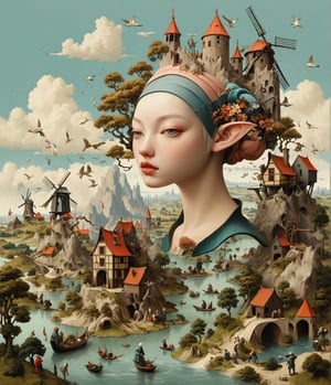 (((Hieronymus-Bosch style.))), 
((( only a model of the head and neck area ))), (((with all the features of the Dutch scene constructed in its haft face ))) , 
color photo of a picturesque Dutch village, 

reminiscent of the landscapes immortalized by the three most famous Dutch painters, . 

This captivating scene transports viewers to a place where time seems to stand still, capturing the essence of Dutch artistry and heritage. The village exudes a timeless charm, with its quaint houses, winding canals, and iconic windmills dotting the landscape. The color palette chosen for the photo reflects the serene beauty of the Dutch countryside, with soft pastels and earthy tones creating a harmonious and tranquil atmosphere. 

22%
a photorealistic painting
21%
cyberpunk art
20%
an art deco sculpture
20%
a character portrait
20%
Artist
by Hsiao-Ron Cheng
by Hsiao-Ron Cheng
24%
inspired by Hsiao-Ron Cheng
24%
by Ikuo Hirayama
24%
by Tadashi Nakayama
24%
by Watanabe Kazan
24%
Movement
art deco
art deco
23%
pop surrealism
23%
precisionism
22%
purism
22%
retrofuturism
22%
Trending
trending on cg society
trending on cg society
23%
featured on cg society
23%
cgsociety
22%
behance contest winner
22%
behance
22%
Flavor
japanese popsurrealism
japanese popsurrealism
27%
natalie shau tom bagshaw
27%
symetrical japanese pearl
27%
jingna zhang
27%
takato yamamoto aesthetic, in the style of esao andrews,Ukiyo-e,hubggirl,pufreolas,esao andrews style,taiwan,breasts cutout clothing,xxmix_girl,SD 1.5,1 girl ,renaissance,JeeSoo ,High detailed ,solo,hanfuandflower,perfect,hand,fingers,beauty, 1boy,action figure,NYFlowerGirl,LinkGirl,REALISTIC,beautypinupart,Broken geode ,DonM1uth3rXL,More Reasonable Details,esao andrews art,digital artwork by Beksinski,anime figure,figurine