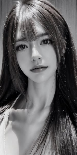 pencil sketch, black and white, close-up, highly detailed, a extremly beautiful woman, 30 years old, dark hair, a determined look, looking straight into the camera, naughty smile, beauty through simplicity 


perfecteyes, Hair over eyes