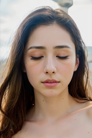 A beautiful young 25 old,wet hair, high angle, ((closed eyes, kiss))

extremely high quality high detail RAW color photo,(face close up),(best makeup), (smokey eye shadow), (hyperrealism:1.5), (amazing fine detail:1.5), oiled skin, (Slender and curvy with a well-proportioned figure), messy hair, long hair blowing in the wind, big breasts, High fashion, professional, highly detailed, highly detailed eyes, dramatic lighting, (detailed face), (high forehead), (oval face), detailed nose, (freckles:0.5), realism, realistic, raw, photorealistic, analog, cute woman, highly detailed symmetrical attractive face, angular symmetrical face, perfect skin, ((skin pores)), soft focus, film grain, vivid colors, film emulation, kodak gold 100, canon50 f1.2, Lens Flare, Golden Hour, UHD, Ultra HD, Cinematic, Beautiful Dynamic Lighting, shy,  lust, teen, (ultra photorealistic:1.5), eye contact , RAW, Nikon Z 85mm,((best quality)), ((masterpiece)), ((realistic)), photo,  dramatic lighting, medium hair, detailed face, detailed nose, realism, realistic, raw, analog, photorealistic, analog, long eyelashes, light_blush, depth of field, stare, raytracing, studio quality, 8k, Leica DSLR, film, professional, (Wide-angle: 1.0), (best hair:1.2), (highly detailed eyes), (highly detailed facial features),seductress,,Detailedface,photorealistic,inst4 style,OHWX WOMAN,  ((orgasm face)),naked women,underb00b,flash,downblouse,Hongkong street,fantasy00d,nodf_lora,oil painting