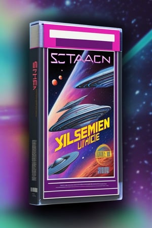 create image of 90s  sci-fi movie vhs cover , illustration , ultra sharp detail,
