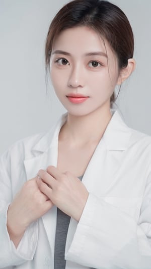 Chinese girl in malaysia. Average body, bright honey eyes with normal size, full lips, long eyelashes. Cute face. K-pop, Immunonutritionist lecturer, soul and spiritual mentor, professional headsot
