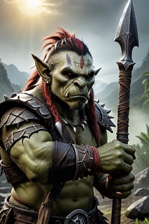 Prompt
A Female Orc, with a Yellow and Black Mohawk, With White war paint, (martial arts master:0.7) battle (Orc:1.2), Orc holding a crude spiked club studded. He has red eyes and a bandana. Orc is lord of the rings inspired, but he wields the Orc Axe with fierce determination.
The morning sunrise highlights him with impeccable (cinematic backlighting) as it burns away the morning mist of the jungle. perfectly drawn hands, cinematic scene, dramatic lighting, hyperdetailed photography, soft light, full body portrait, cover. shot on Blackmagic Pocket Cinema Camera 6K Pro and a Sigma Cine Prime 35mm f/1.4 lens (f/4.0, moderate ISO)