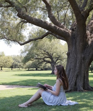 Underneath the sprawling oak tree, she sat, journal in hand, her 21-year-old heart brimming with dreams and aspirations. The gentle breeze played with her hair as she gazed out at the horizon, contemplating the endless possibilities that lay ahead. With each stroke of her pen, she etched her hopes onto the pages, forging her path with determination and grace.