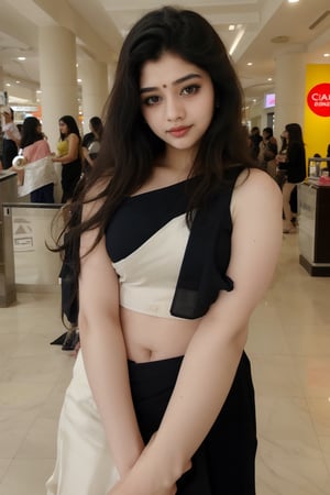  beautiful cute mature attractive indian teenage girl, city girl, 25 years old, cute,  Instagram model, long black hair, colorful hair, warm, dacing, in mall , western dress, makeup, indian ,Indian, Saree

,Mallu beauty