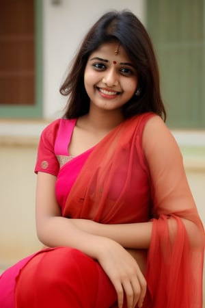 beautiful indian cute girl with smile