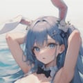 Rampant bunny avatar on Tensor.Art