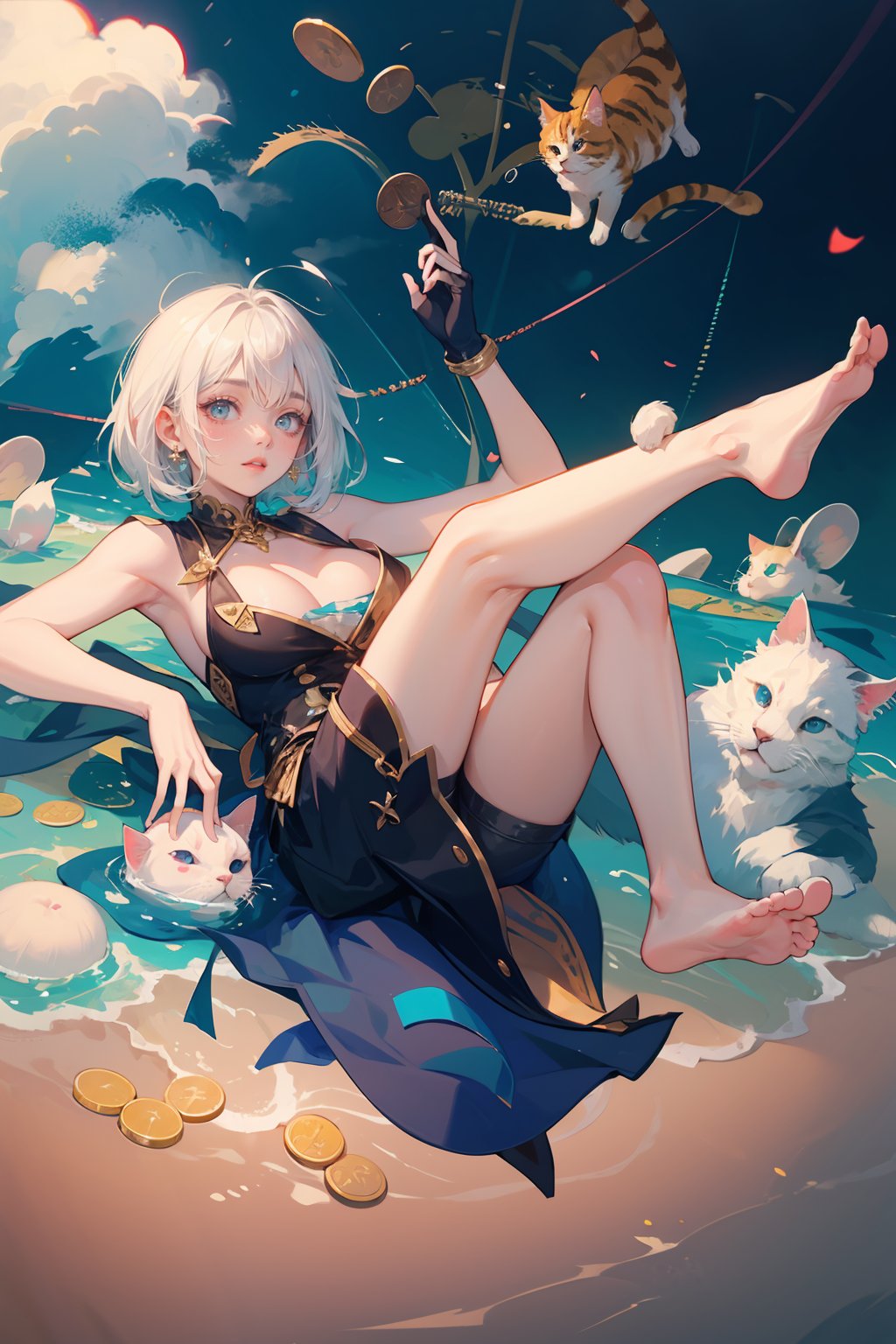 TT,  1girl,  coin by TiAmo on Tensor.Art