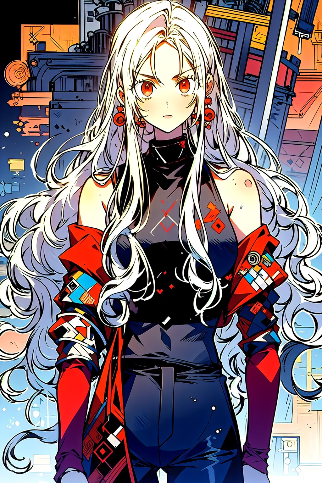 1girl,  solo,  red eyes by Ttan on Tensor.Art