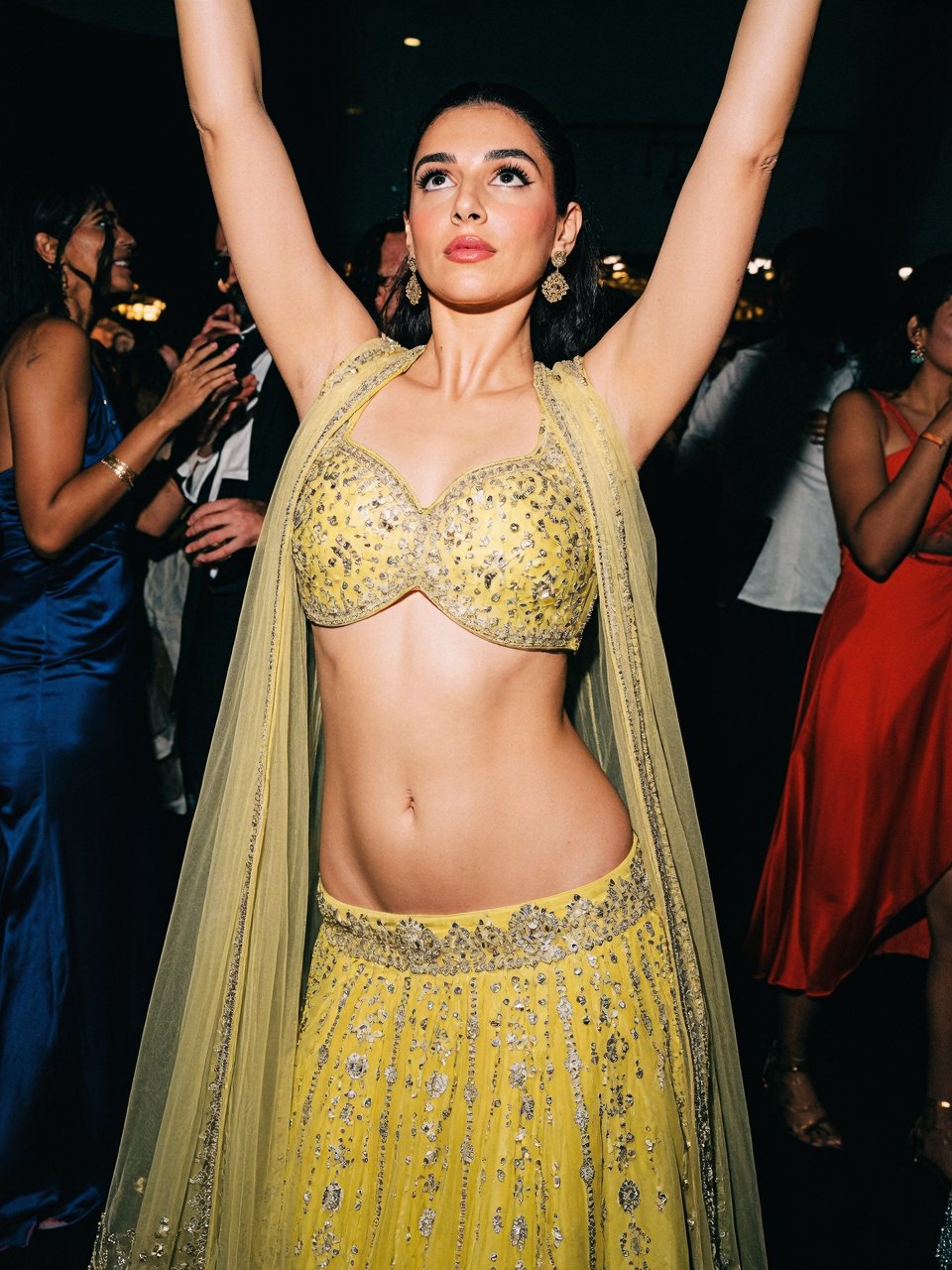 highly-detailed 4k hds candid amateur eye-level photo.A small peitite slim buxom woman is wearing a low_rise,  low-rise,...