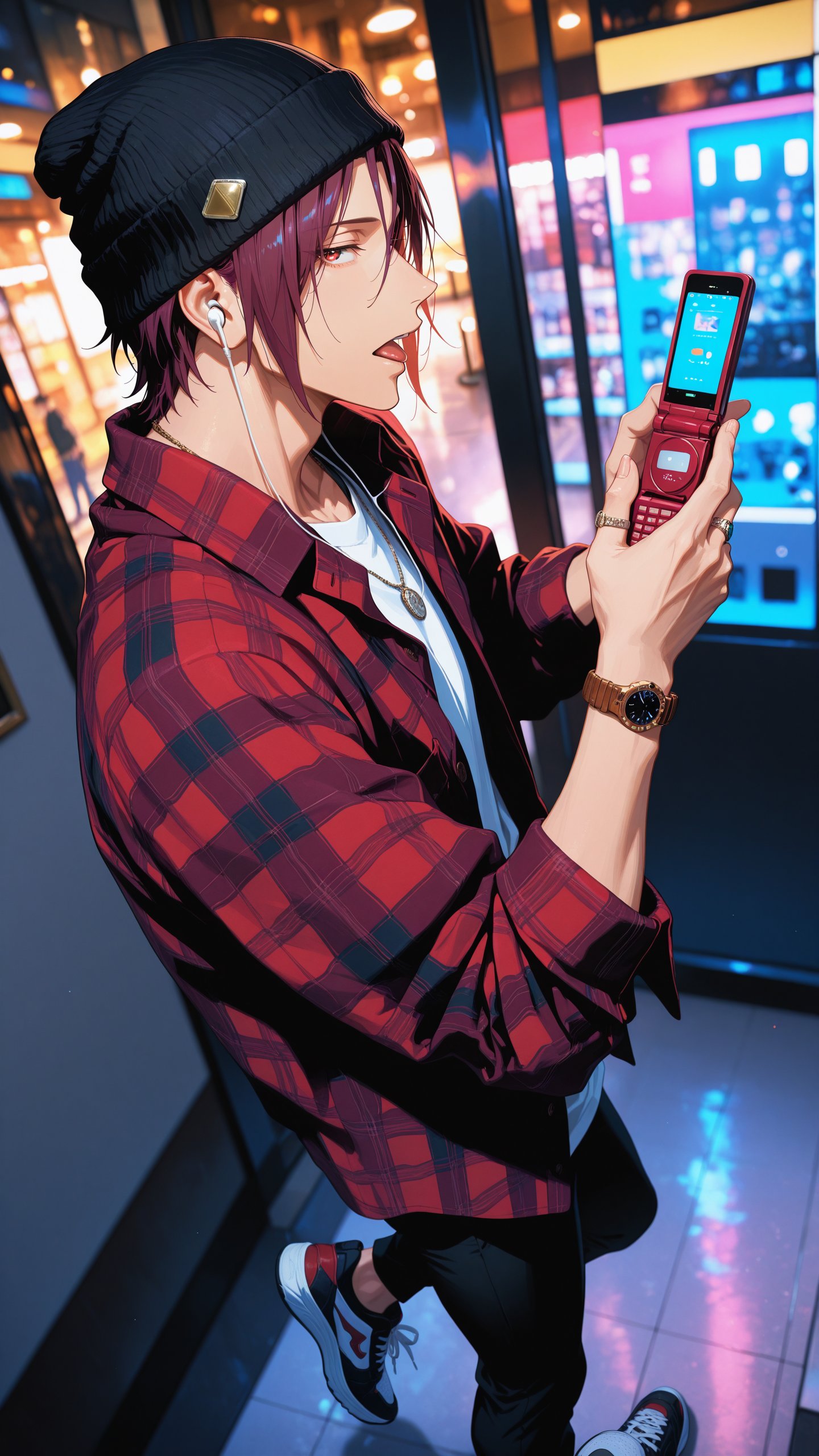 Rin Matsuoka,  expansive and uninhibited man ,  athletic youth male by Min on Tensor.Art