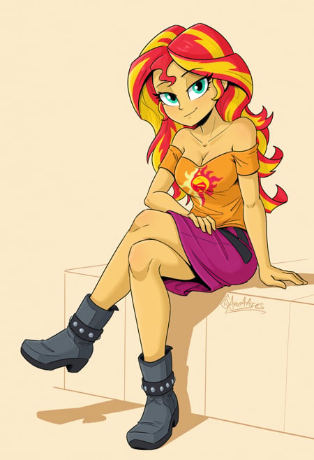 masterpiece,  best quality,  sunset shimmer by CliffJumper on Tensor.Art