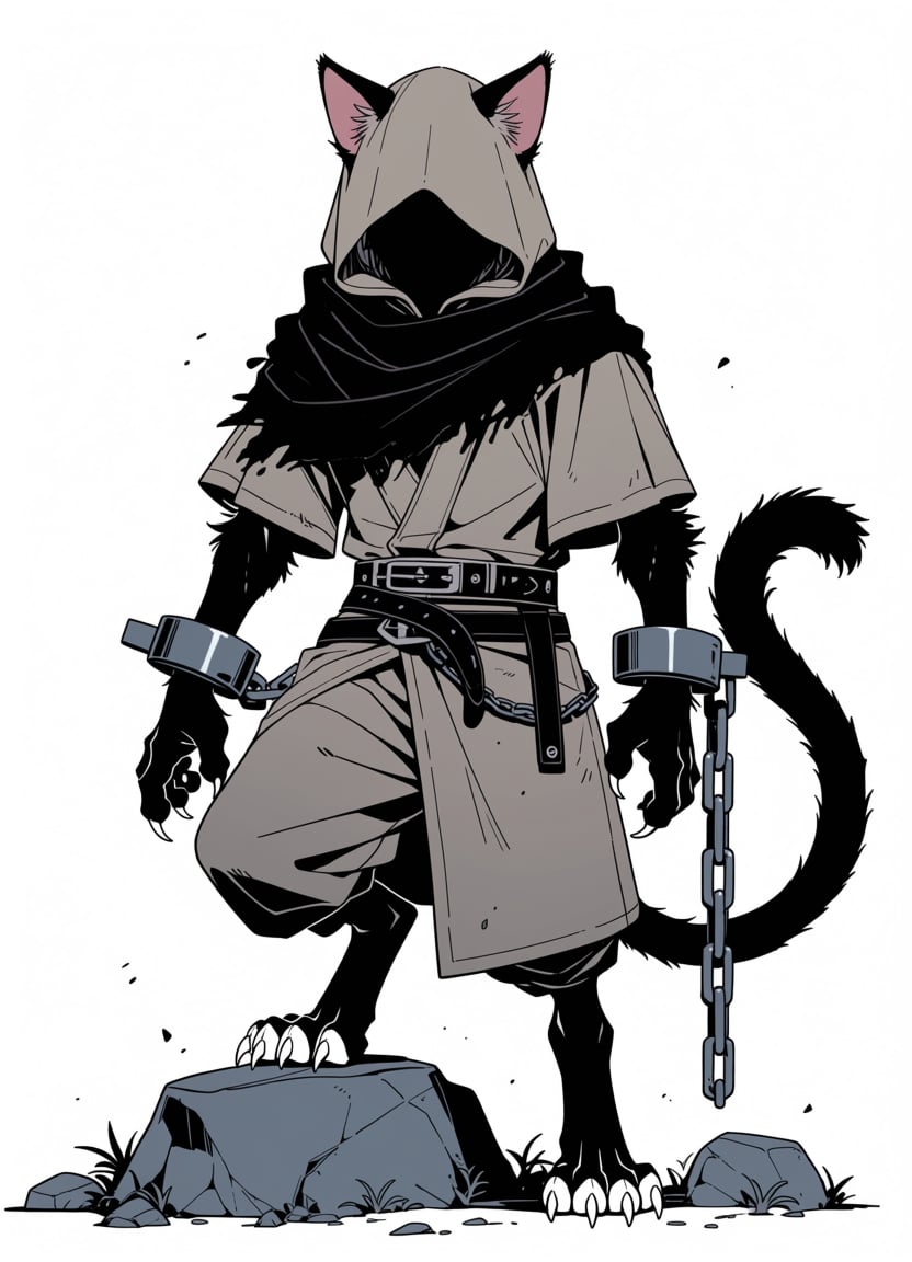hood,  chain,  solo by Rin_x0 on Tensor.Art