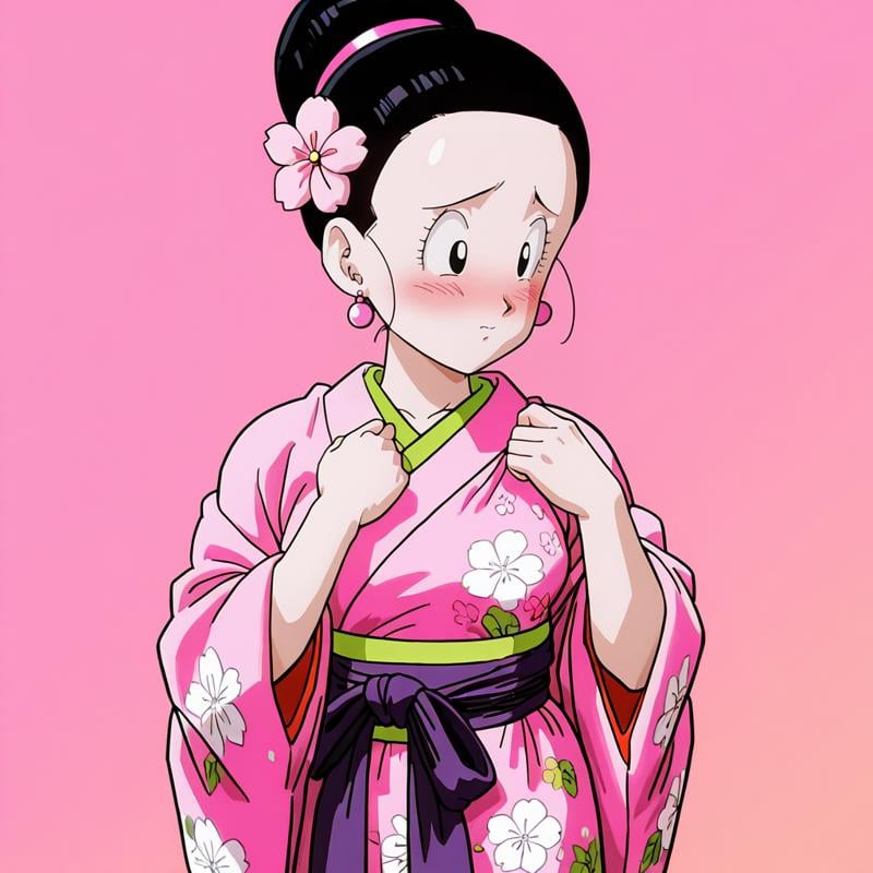 ChiChiBuuSaga,  1girl,  black hair by Ttan on Tensor.Art