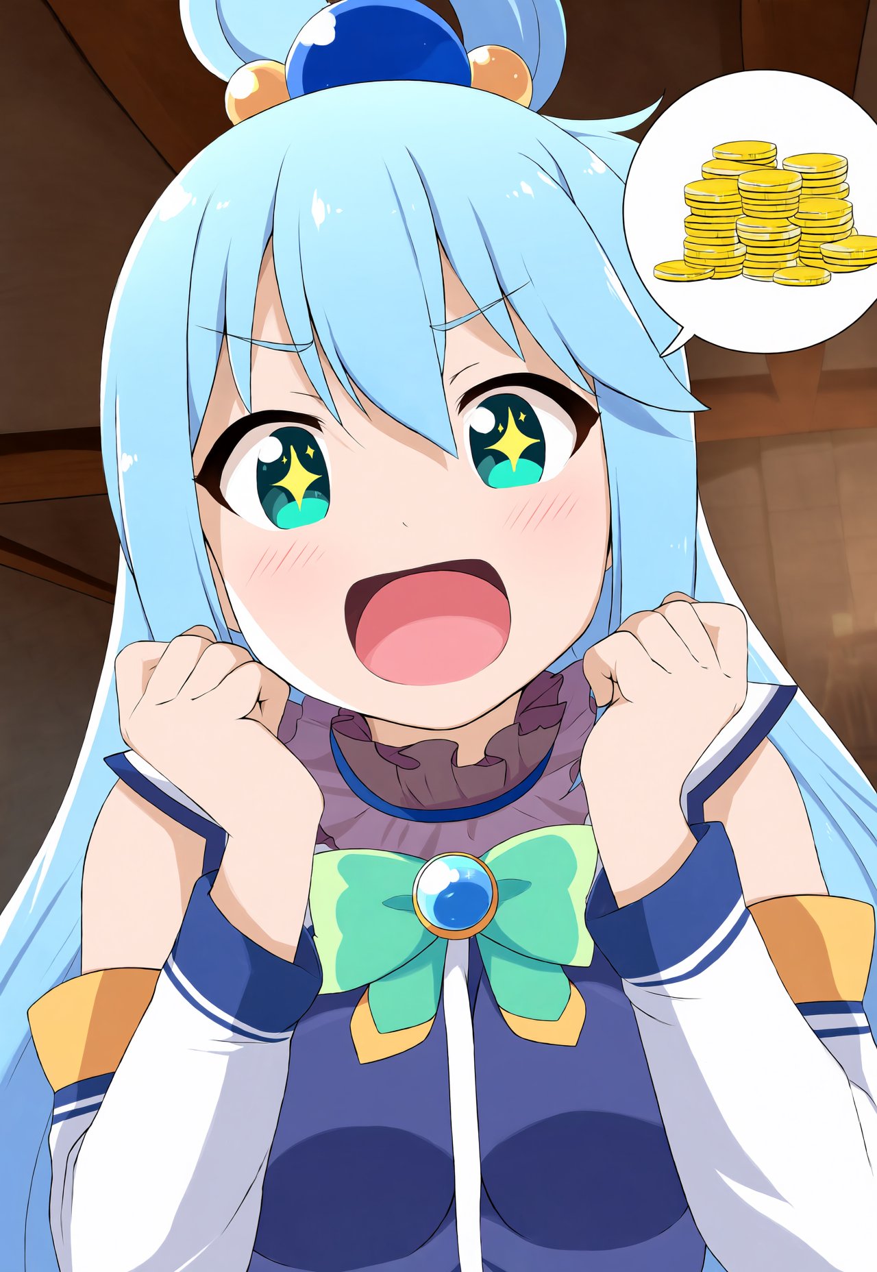 safe,  1girl,  aqua \(konosuba\) by Alt4Pai on Tensor.Art