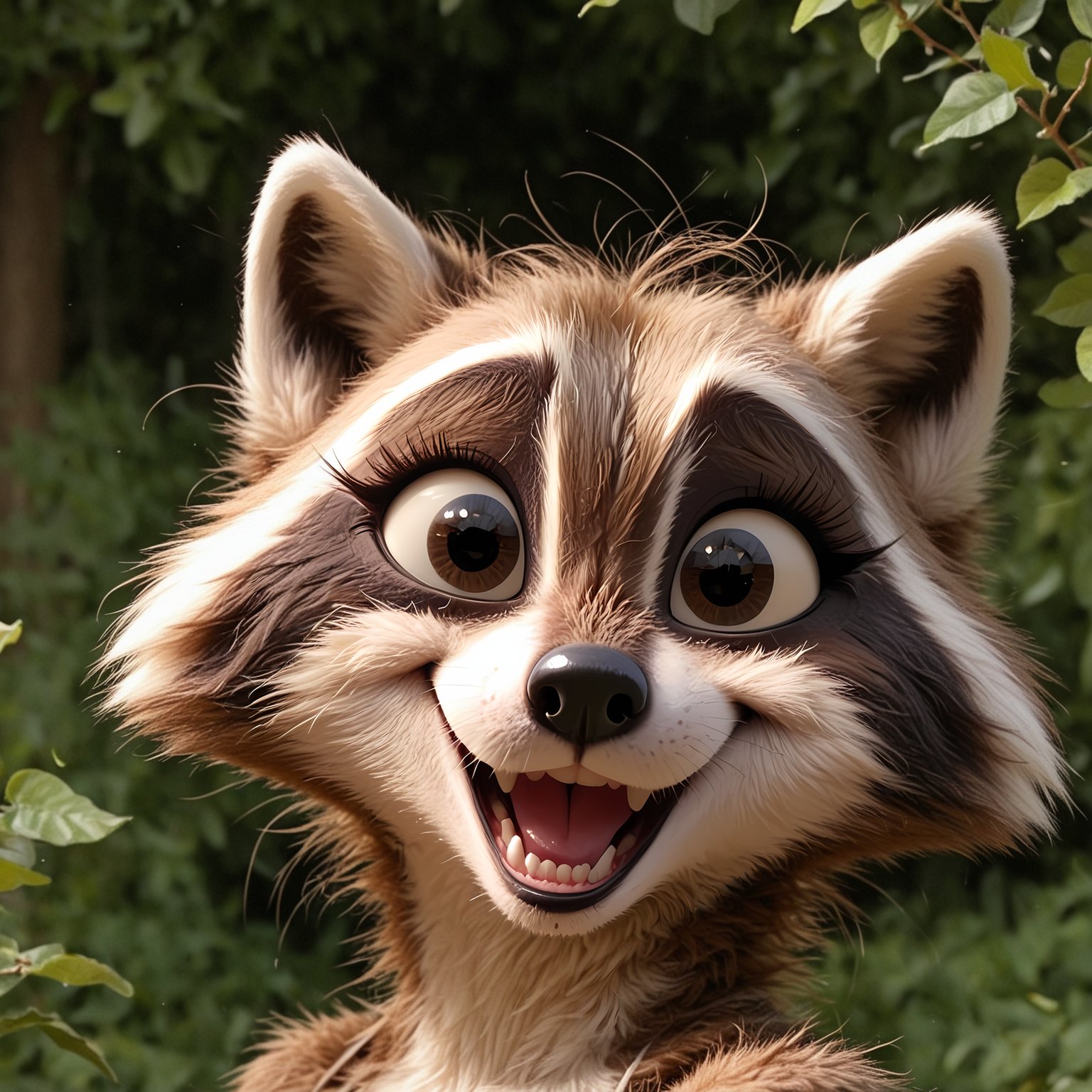 toon \(style\),  raccoon,  female by Xeno443 on Tensor.Art