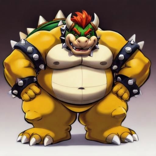 Bowser,  Fat,  SuitRed on Tensor.Art