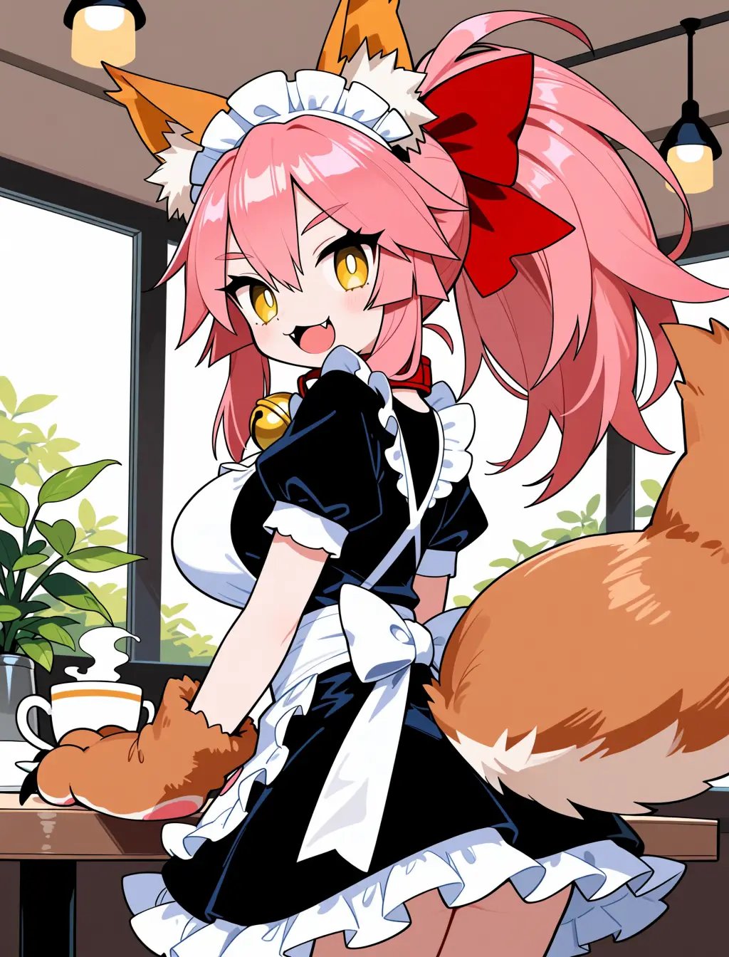 tamamo cat \(second ascension\) \(fate\),  fate \(series\),  1girl by inknoir on Tensor.Art