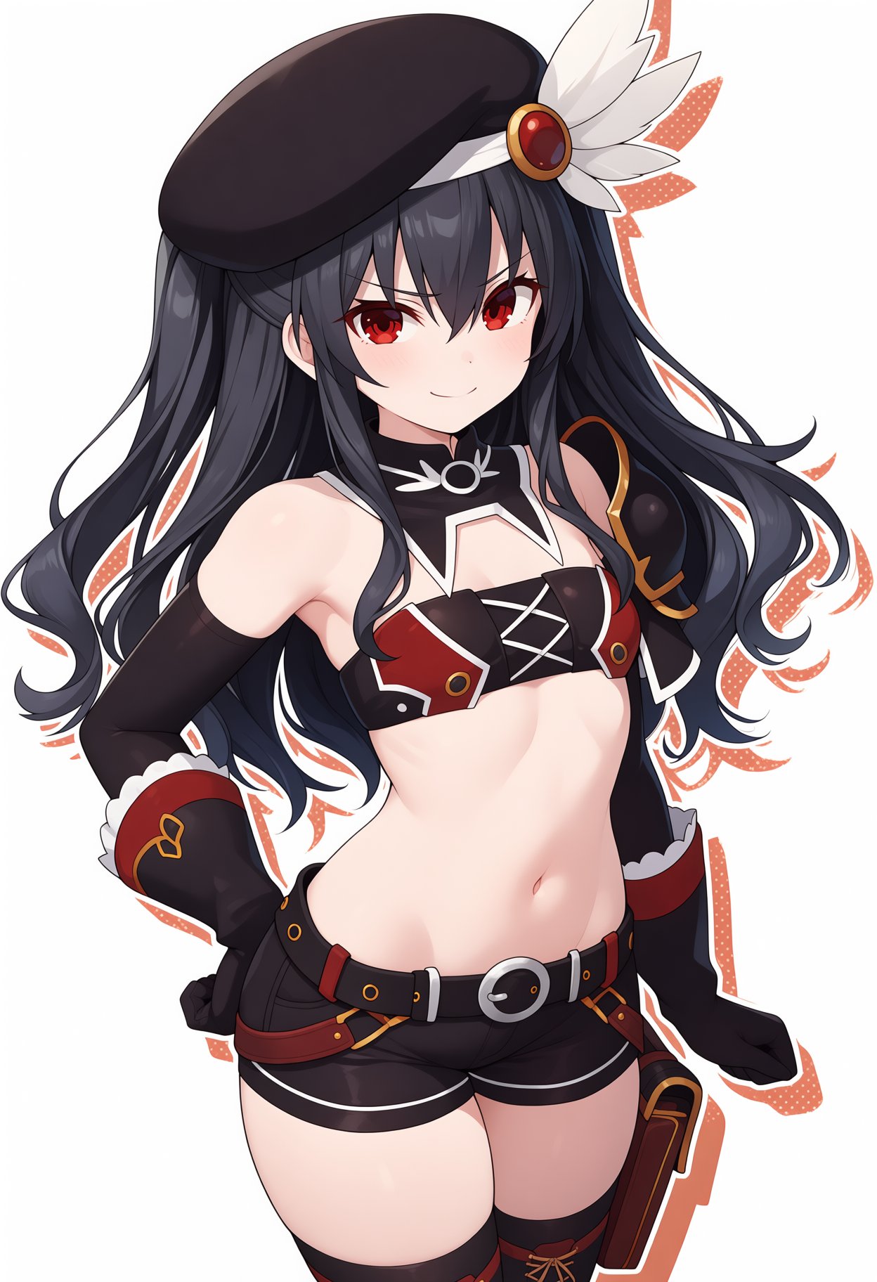 1nitnl,  beret,  black headwear by RPG on Tensor.Art