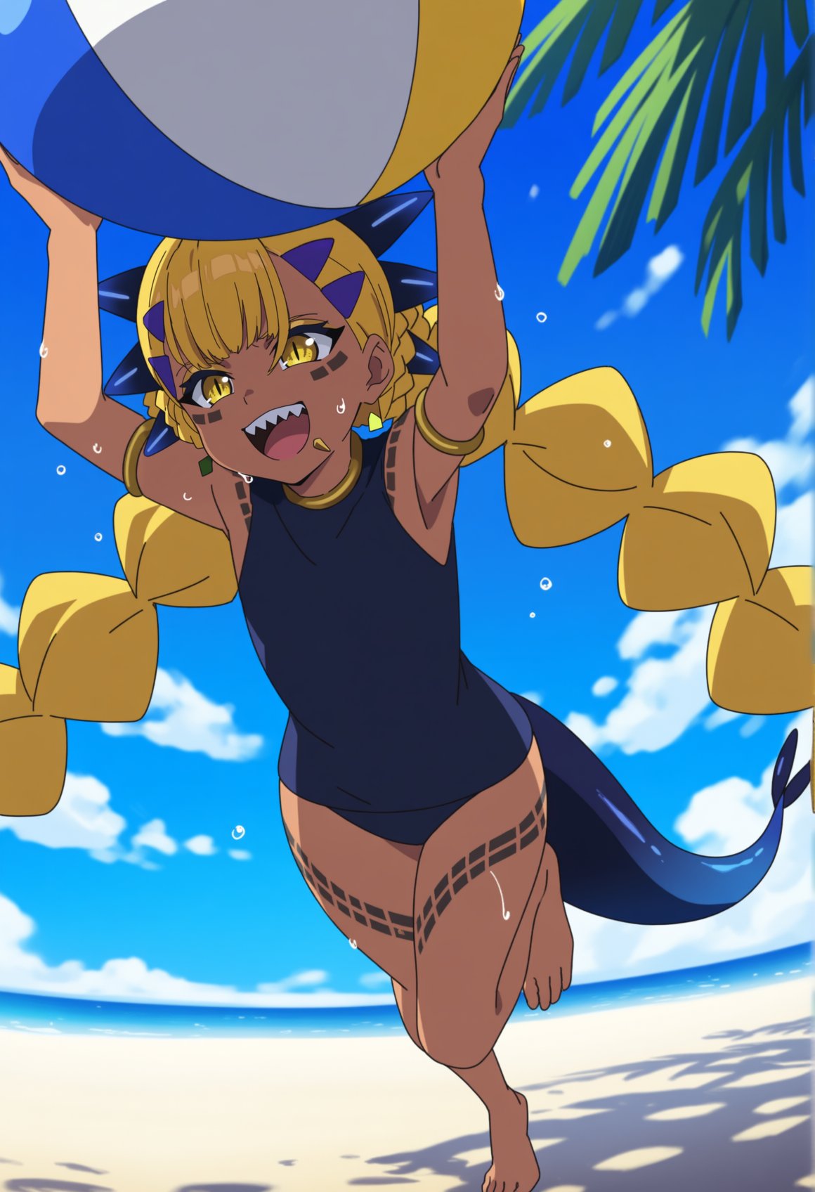 anime screencap,  happy,  smile by NeclordX on Tensor.Art