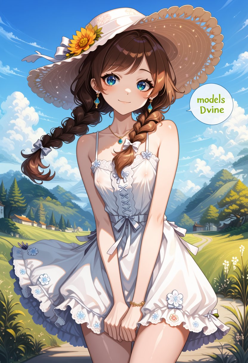 1girl,  sundress,  solo focus by miaomiao on Tensor.Art