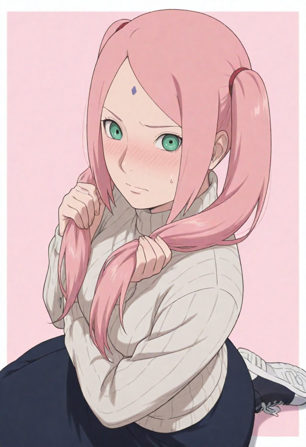 BREAK haruno sakura,  pink hair,  green eyes by user_787576927958550898 on Tensor.Art