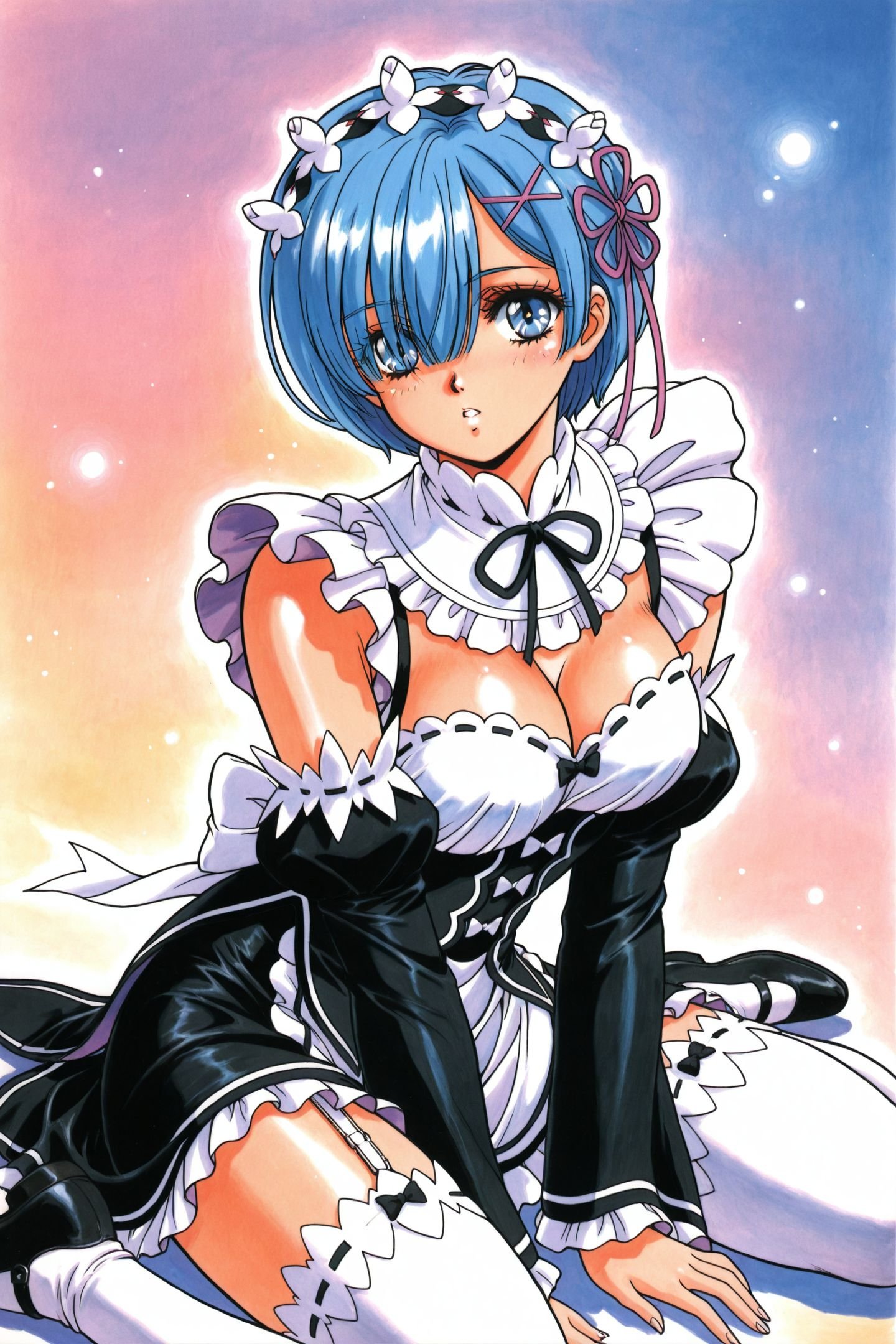 Kazushi Hagiwara Style,  retro artstyle,  1990s \(style\) by flyx3 on Tensor.Art
