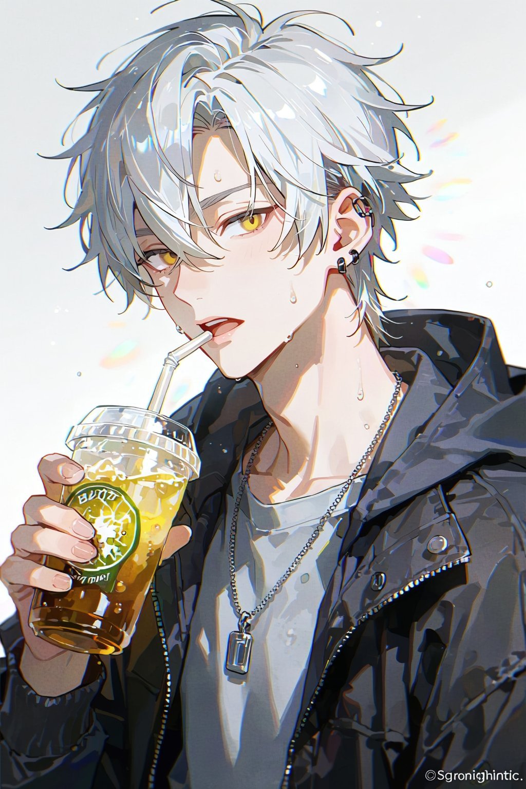 open mouth,  1boy,  sfw by 天TIN on Tensor.Art