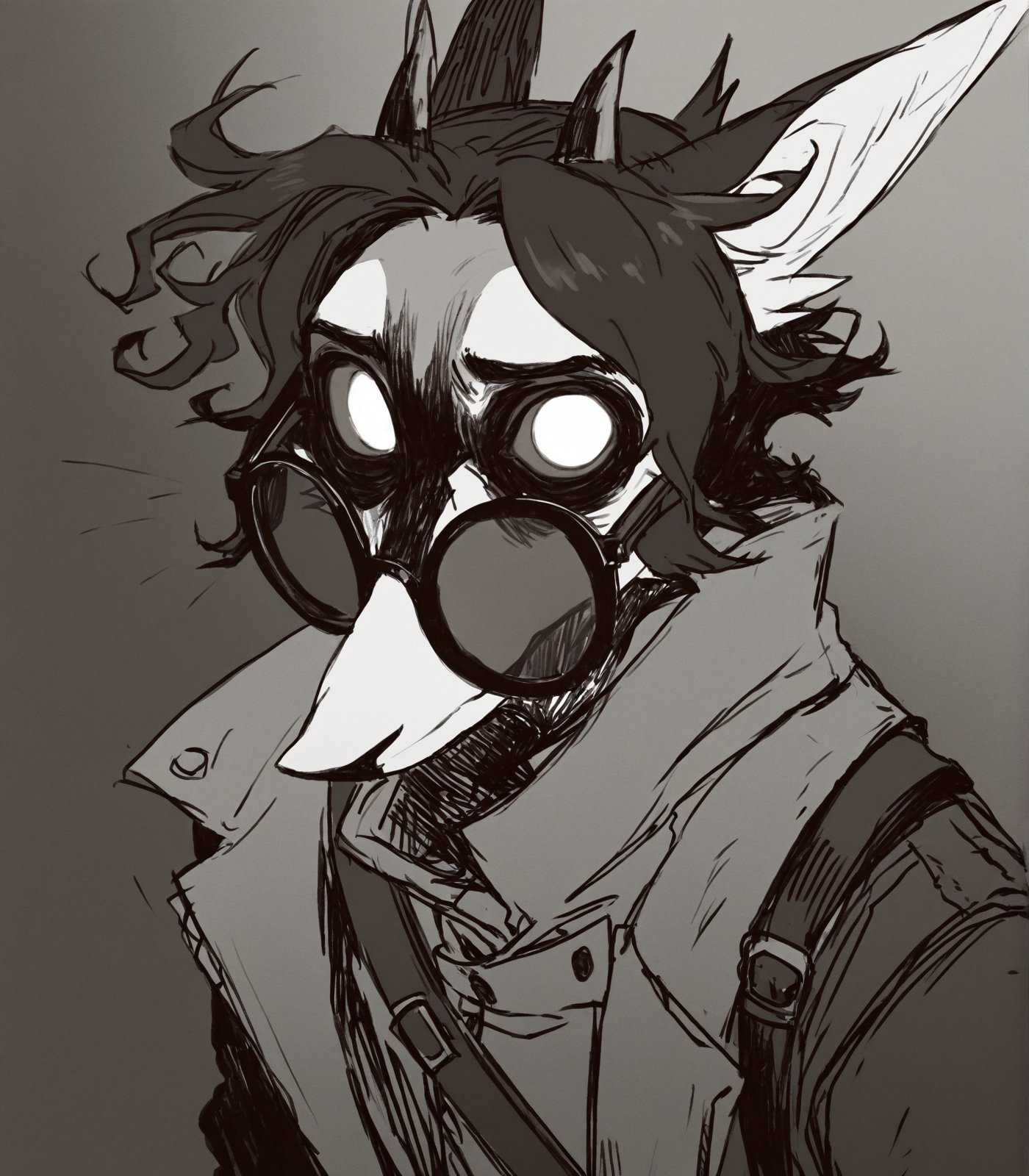 1boy,  looking at viewer,  glasses by Relictor on Tensor.Art