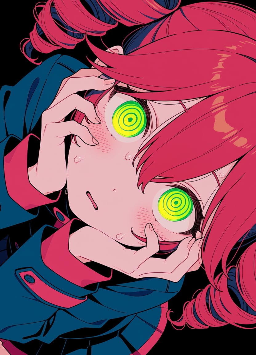 red hair,  1girl,  kasane teto by Rin_x0 on Tensor.Art