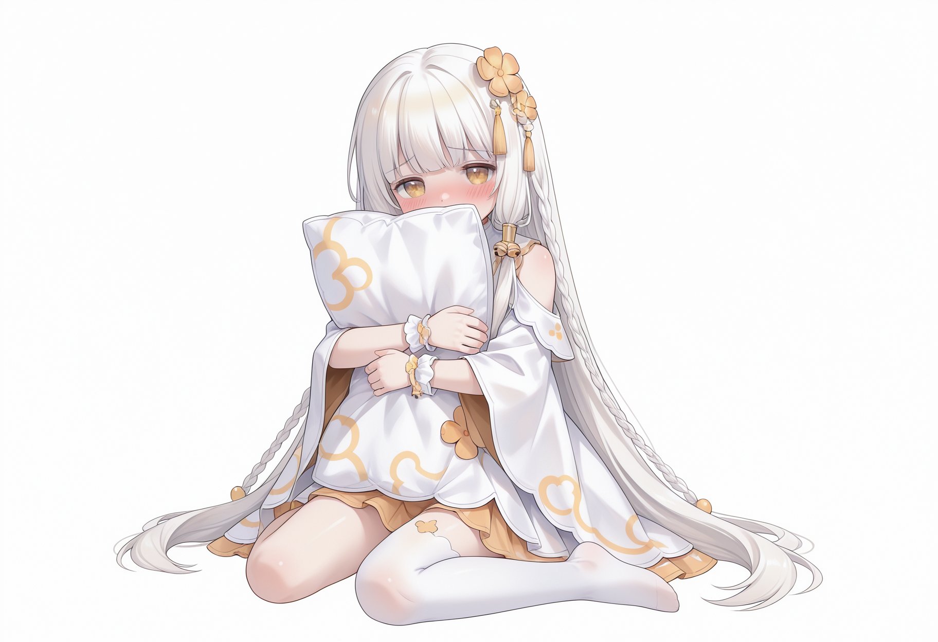 1girl,  ju-jccx,  white hair by noiloiy on Tensor.Art