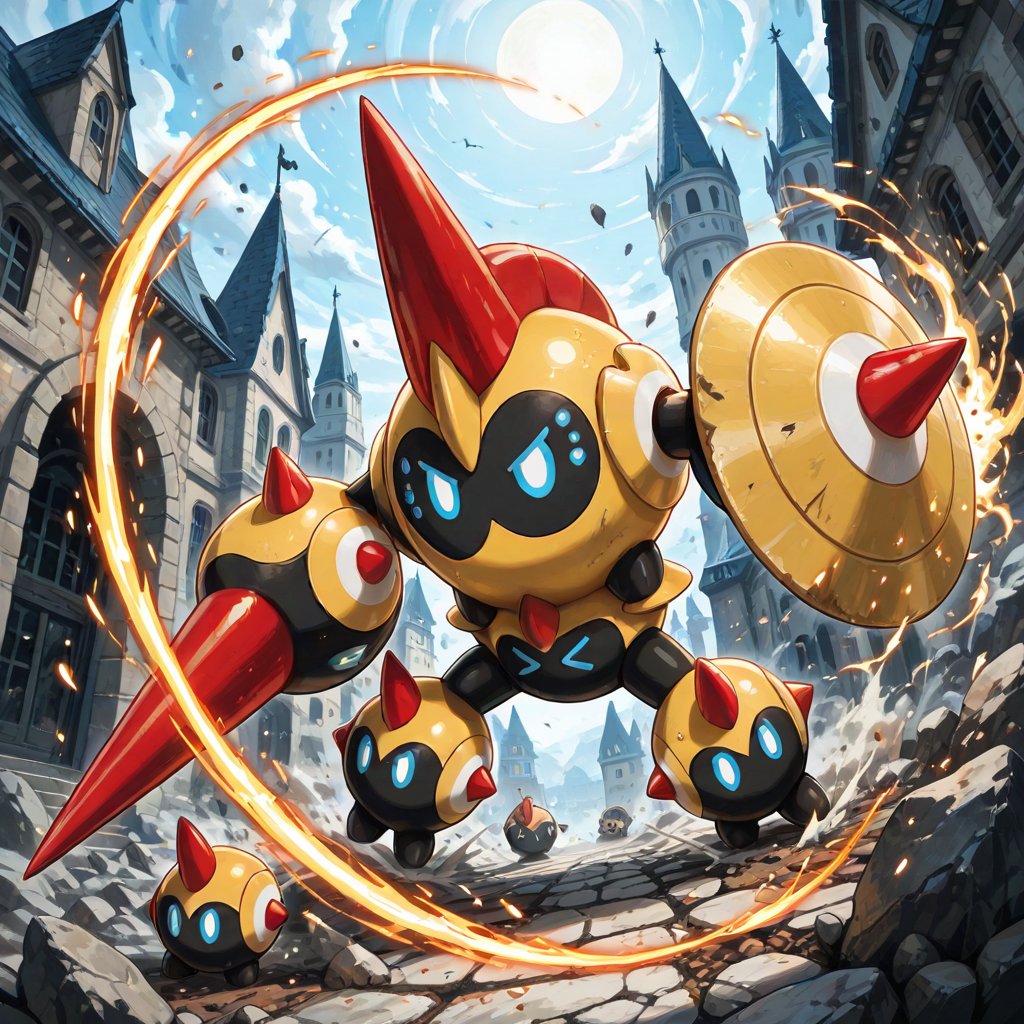 1creature,  solo,  Mega_Falinks \(Pokemon\) by スライムナイト on Tensor.Art