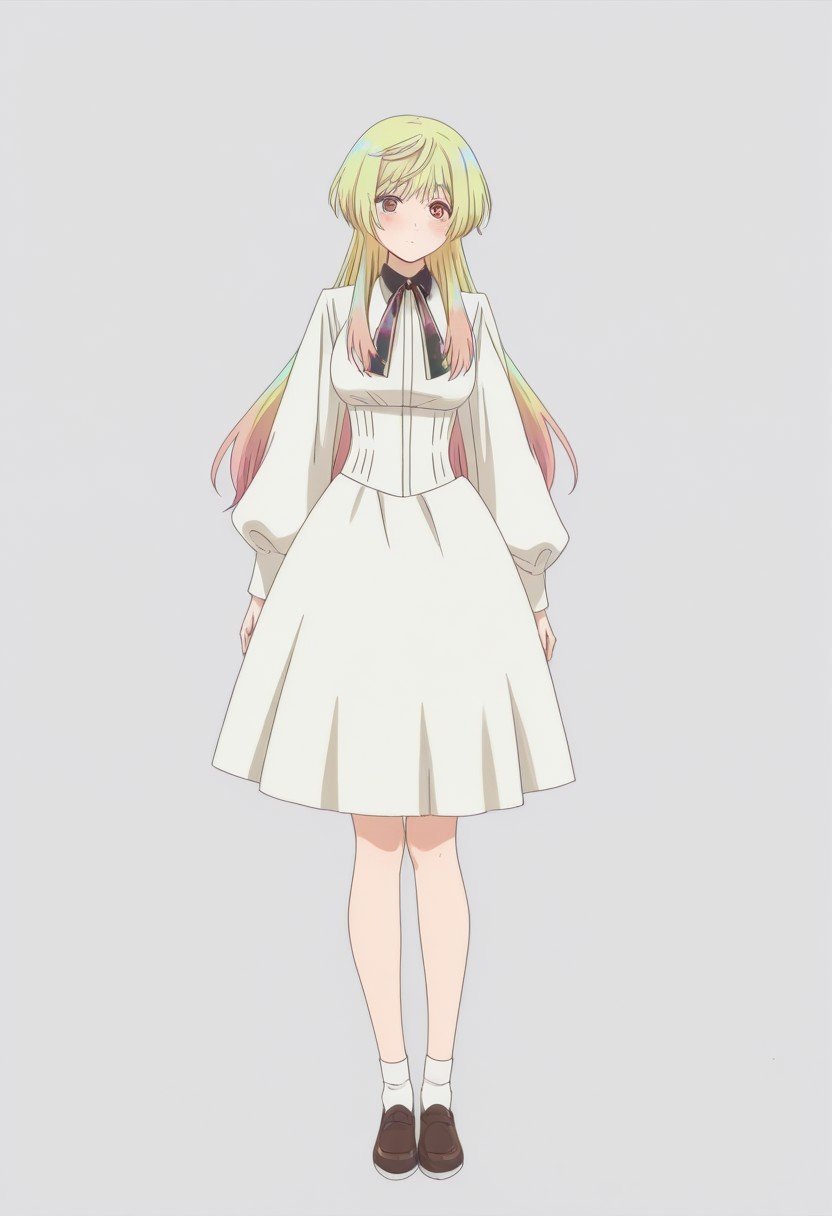 kinosaki,  blonde hair,  orange on tips by Hot Anime Girls on Tensor.Art