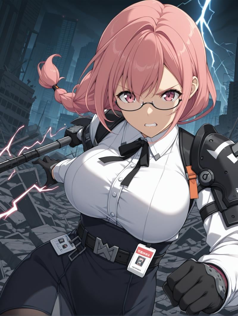yanagi,  pink eyes,  pink hair by Ttan on Tensor.Art