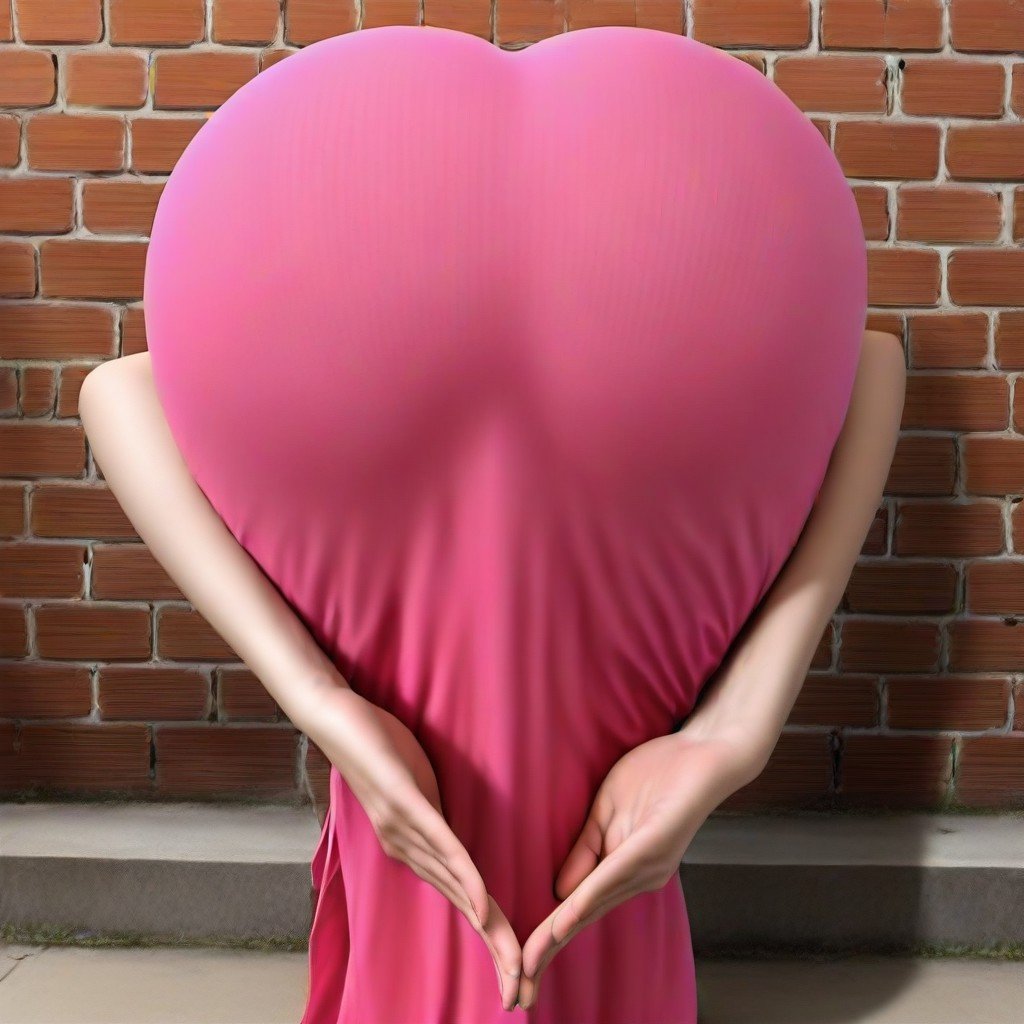 heart_butt_challenge,  1girl,  solo by Min on Tensor.Art