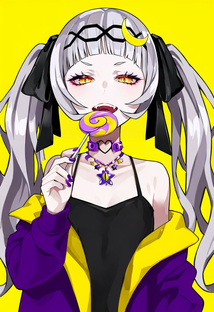 1girl,  lollipop,  murasaki shion by silvermoong on Tensor.Art