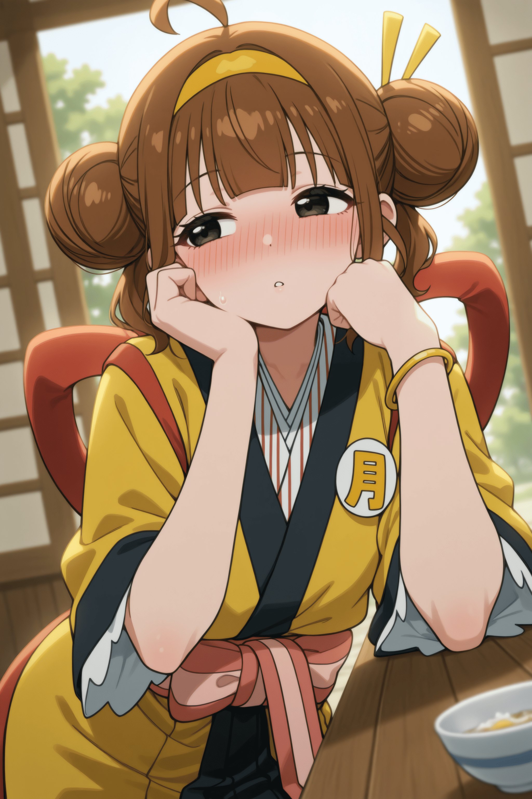 1girl,  imadake tsukimi tabemi,  brown hair by Ttan on Tensor.Art