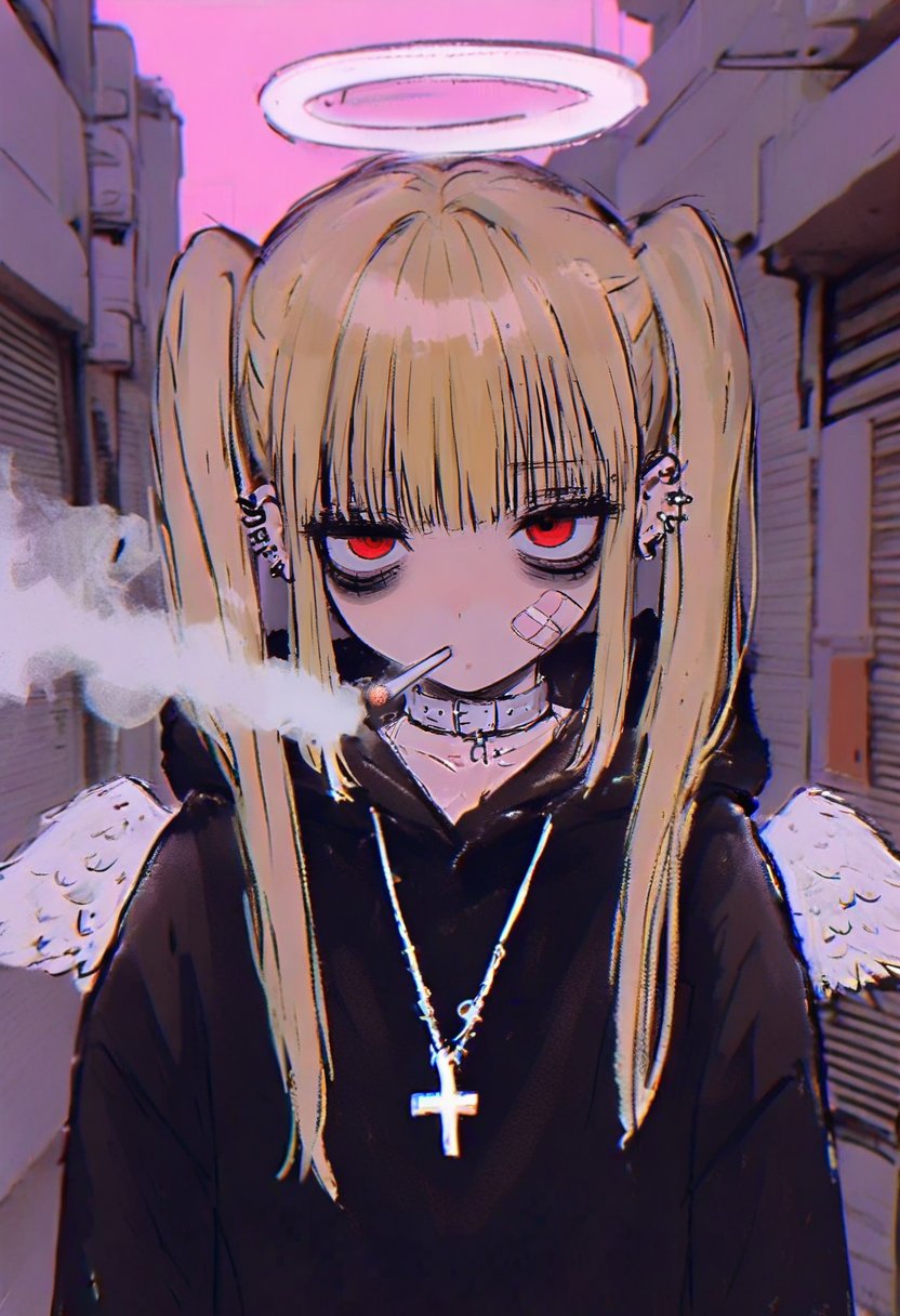 1girl,  jewelry,  twintails by silvermoong on Tensor.Art