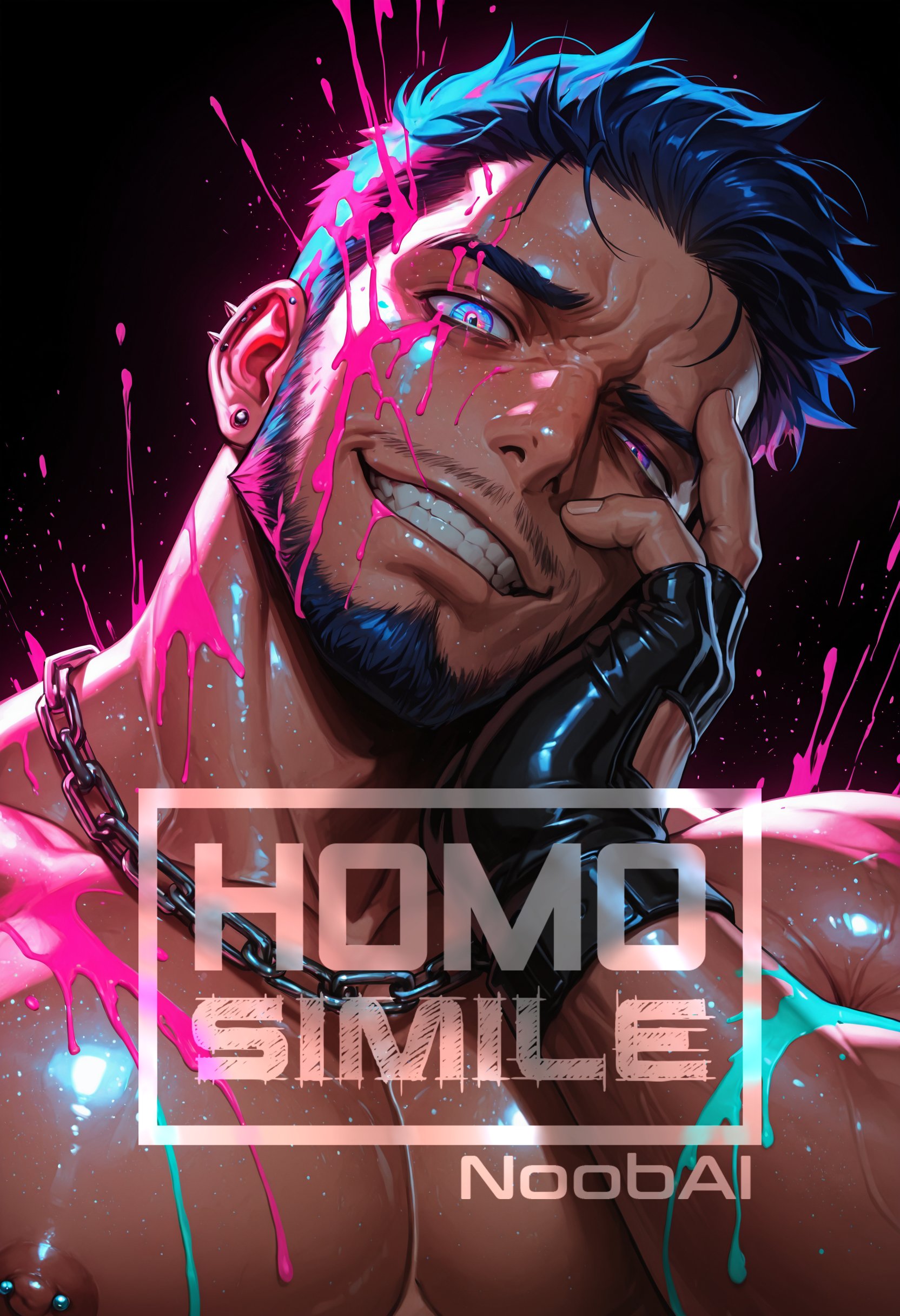 1boy,  muscular,  huge pectorals by Nymph_0 on Tensor.Art