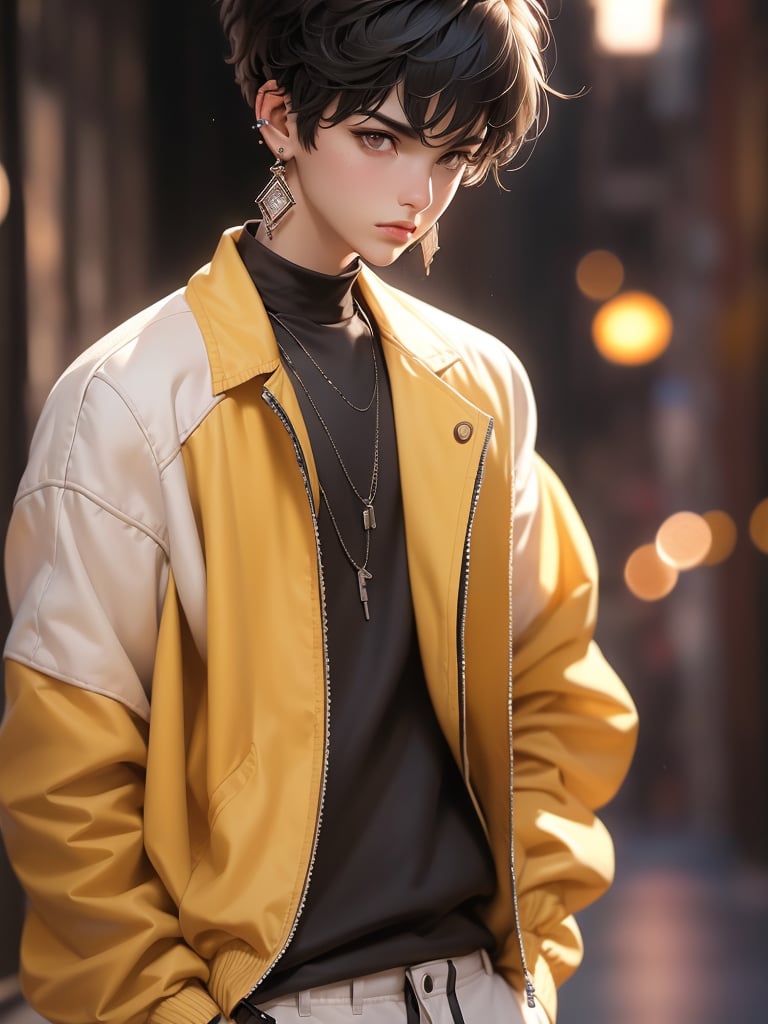 CG,  solo,  blurry background by 一念 on Tensor.Art