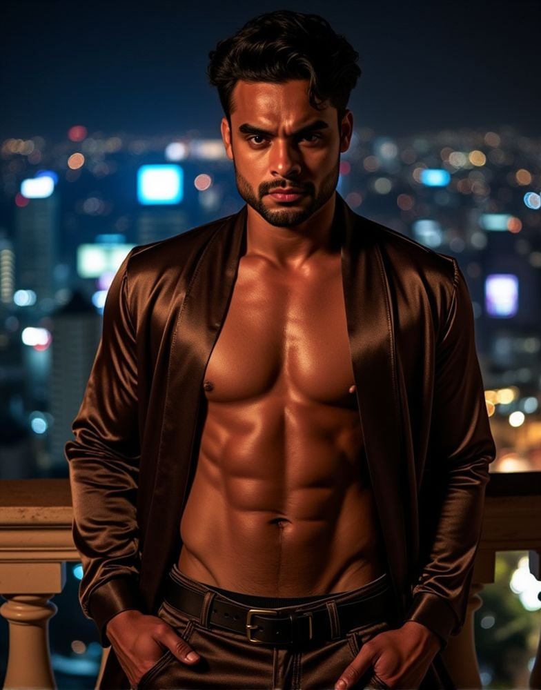 Dark Moody Atmosphere,  tovino thomas ,  direct eye contact by HottiesnHotties on Tensor.Art