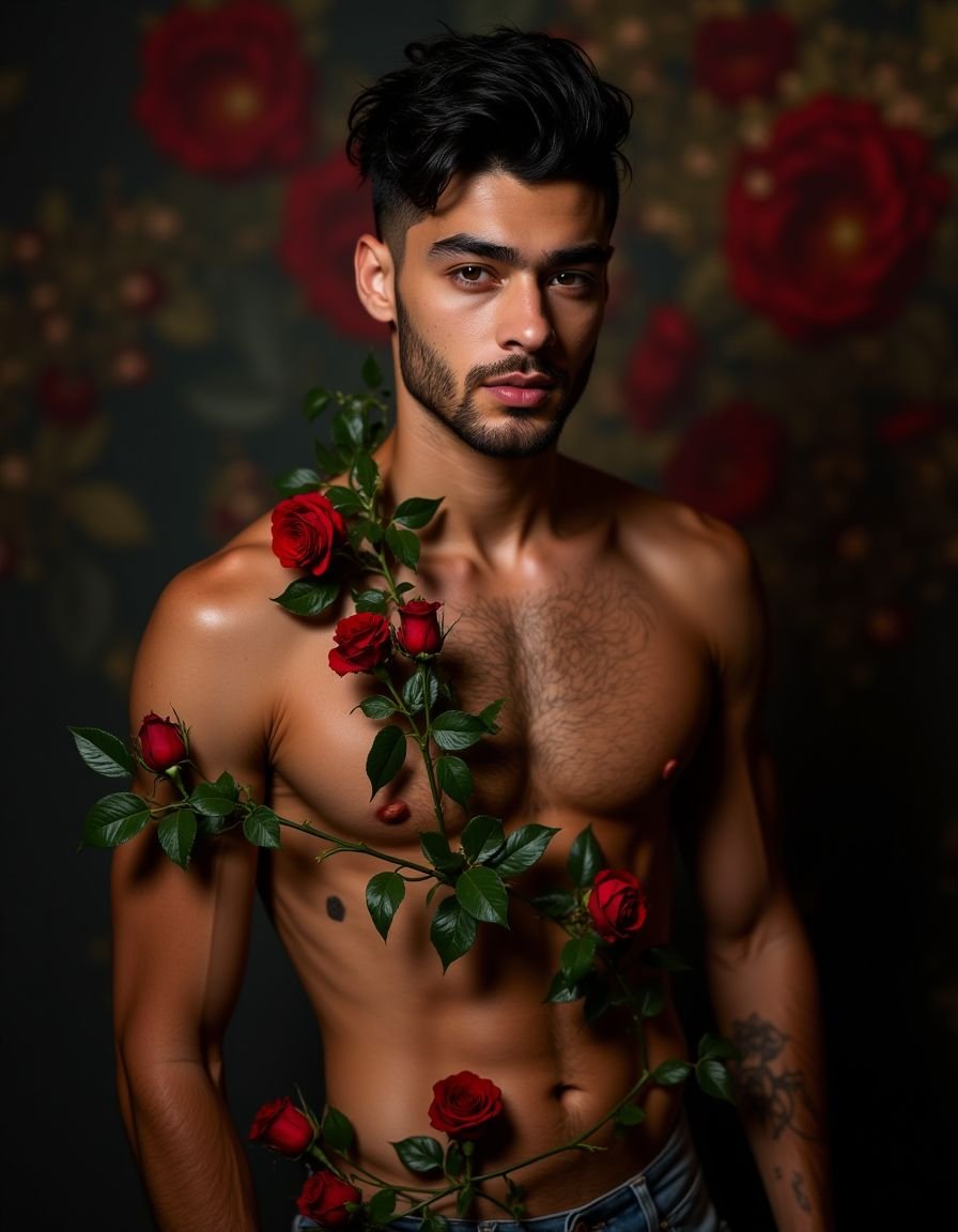 Zayn Malik ,  medium shot,  realistic photography by HottiesnHotties on Tensor.Art