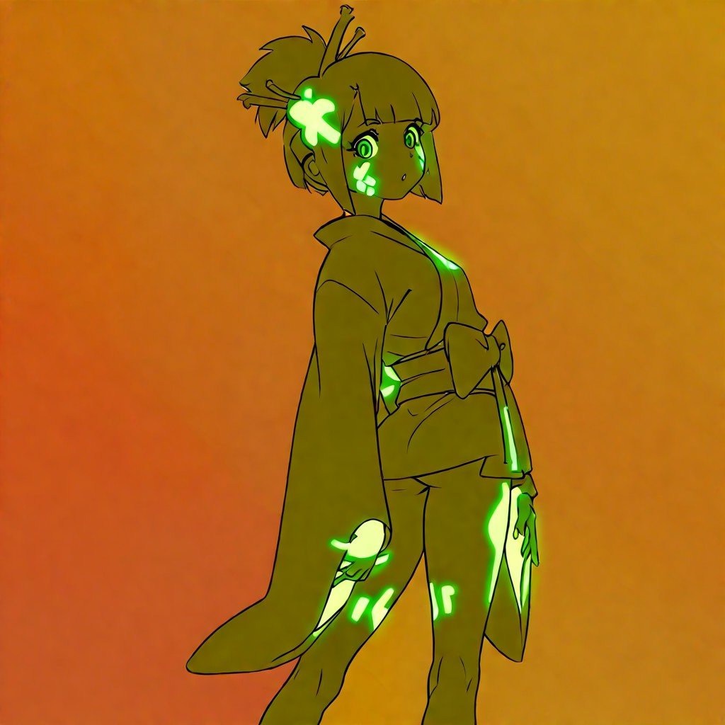 1girl,  solo,  cyberpunk woman by Wizardludas on Tensor.Art